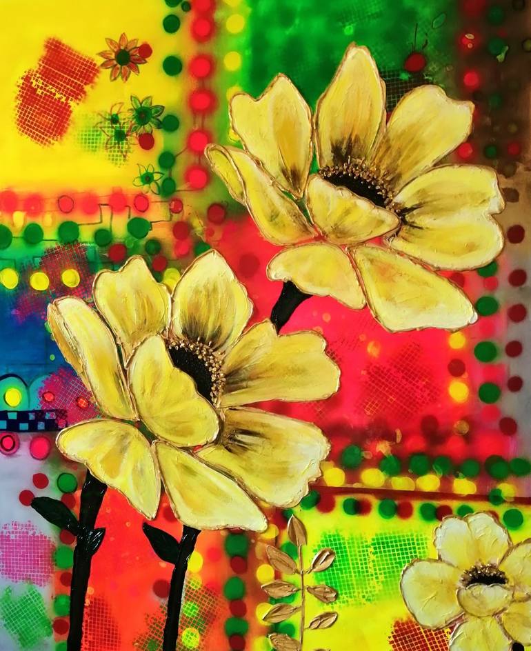 Original Modernism Abstract Paintings by Urszula Kozinska