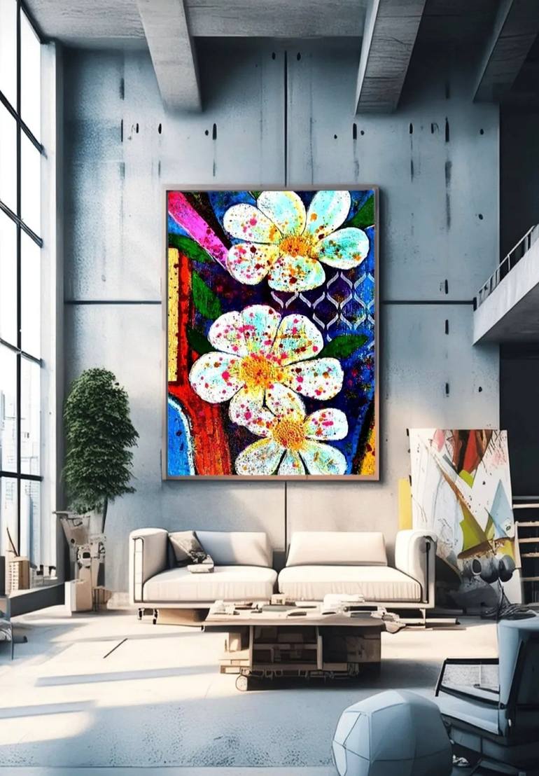 Original Fine Art Abstract Painting by Urszula Kozinska