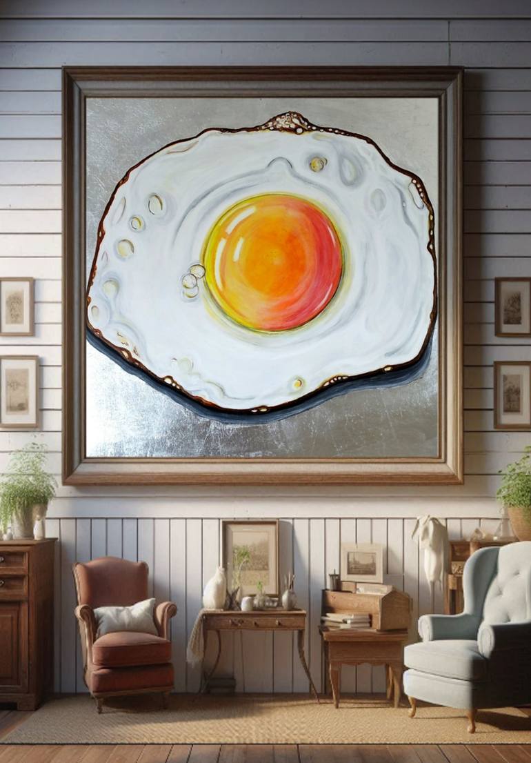 Original Art Deco Abstract Painting by Urszula Kozinska