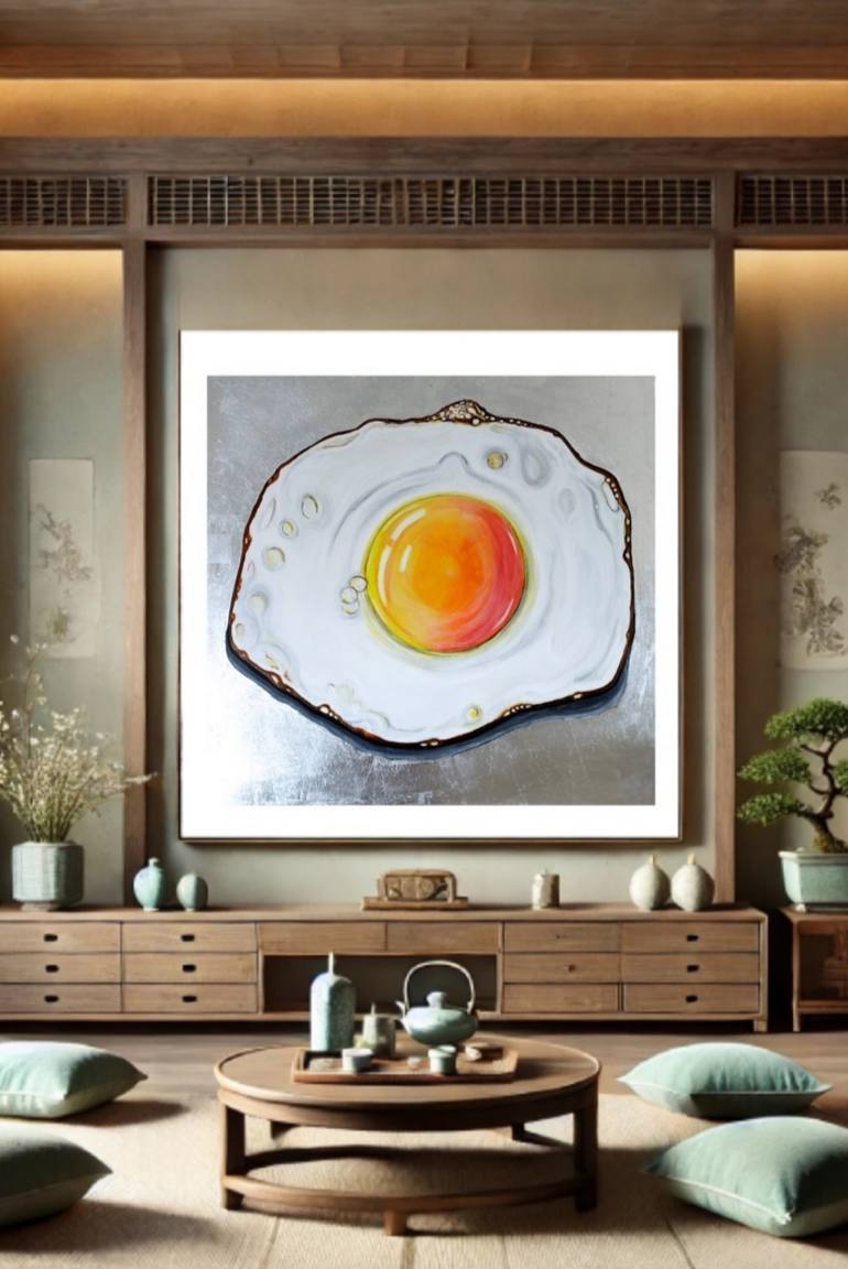 Original Art Deco Abstract Painting by Urszula Kozinska