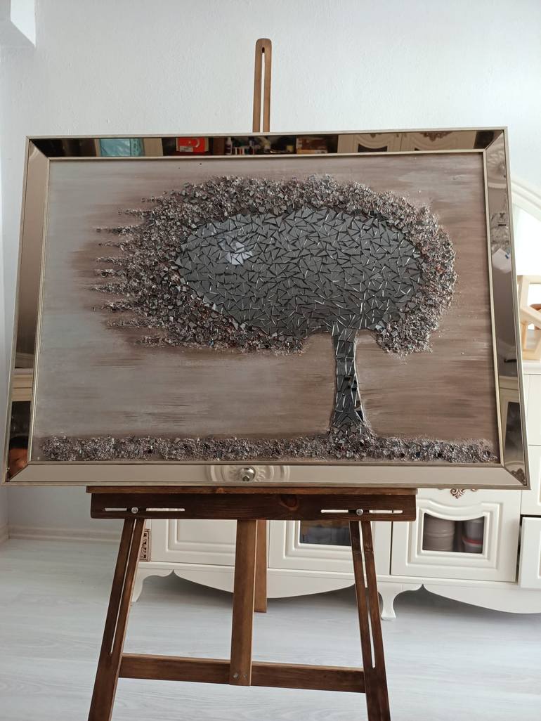 Original Abstract Landscape Sculpture by Hasan Simsek