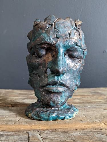Original Abstract Expressionism Mortality Sculpture by Richard Kirman