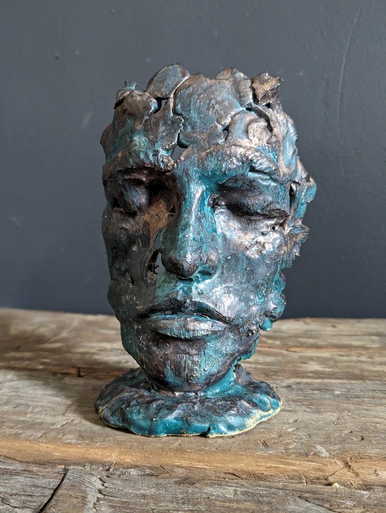 Original 3d Sculpture Mortality Sculpture by Richard Kirman