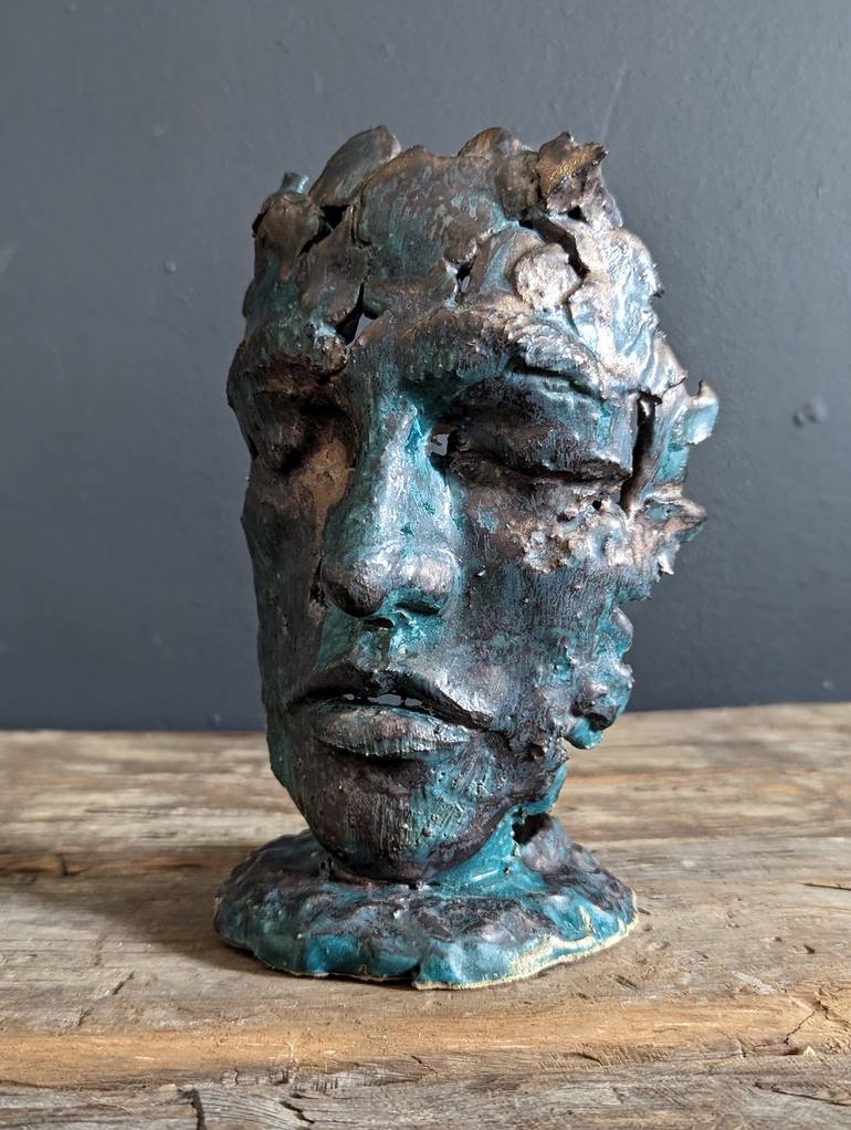 Original 3d Sculpture Mortality Sculpture by Richard Kirman