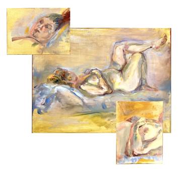Print of Fine Art Nude Paintings by Konstantin Lakstigal