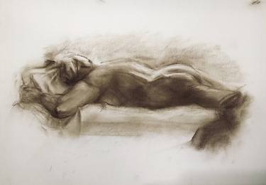 Original Realism Nude Drawings by Konstantin Lakstigal