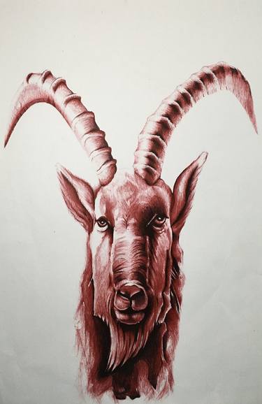 Original Art Deco Animal Paintings by Daniel Akpojotor