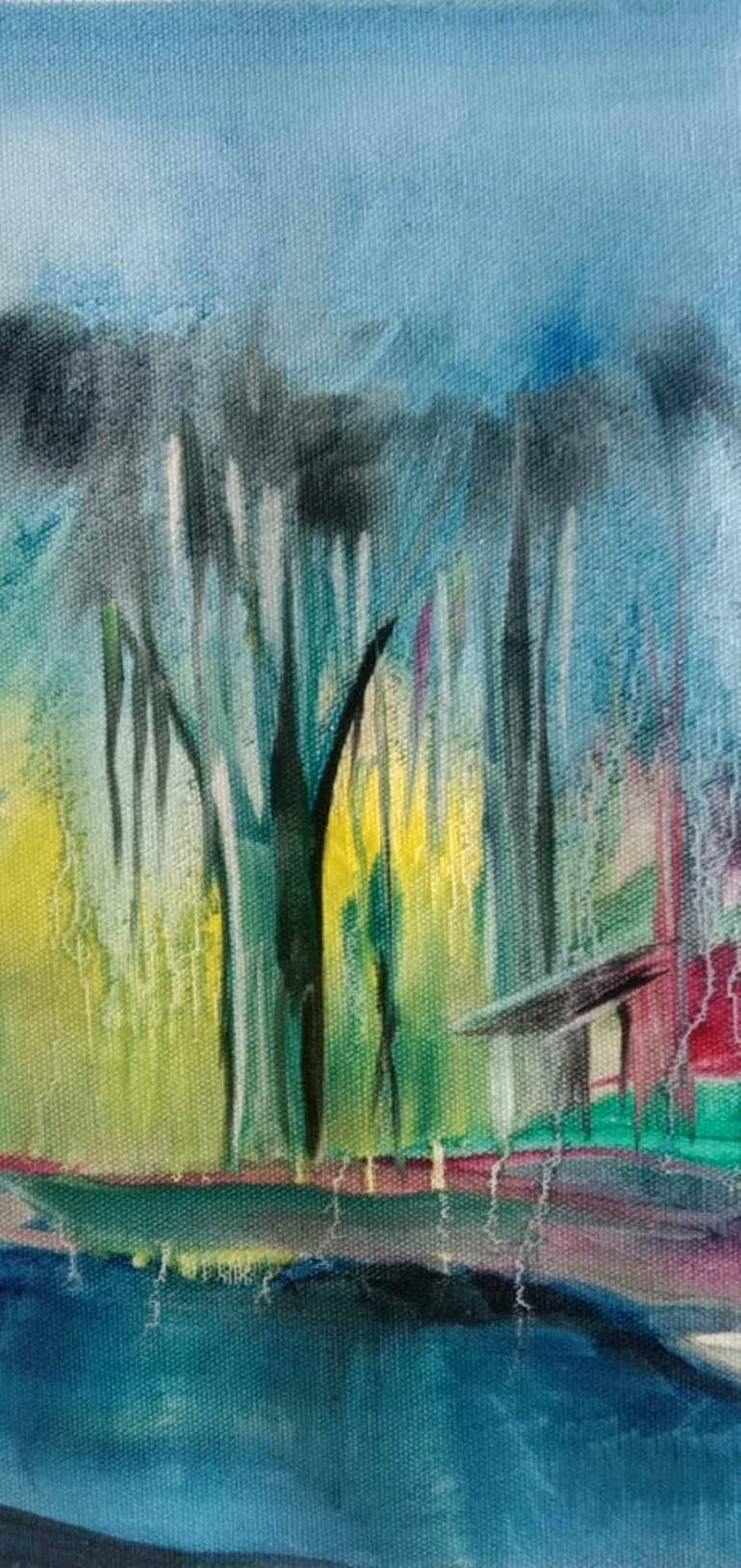 Original Abstract Nature Painting by Abhay Munshi