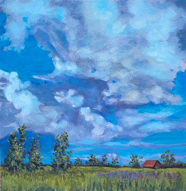 Original Impressionism Landscape Painting by Molly Pope