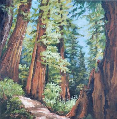 Original Classicism Landscape Painting by Molly Pope