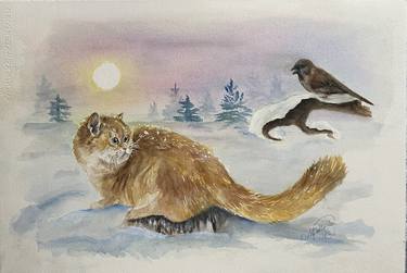 Original Animal Painting by Natalia Pettersson