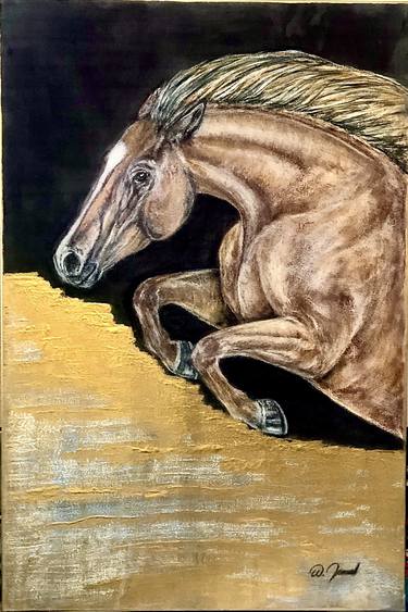 Original Horse Paintings by Walter Israel