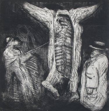 Print of Expressionism Mortality Printmaking by David Reed