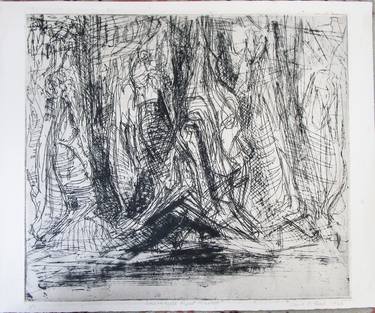 Original Expressionism Business Printmaking by David Reed