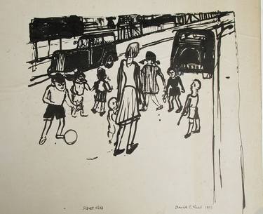 Print of Figurative Children Drawings by David Reed
