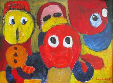 Original Contemporary Family Paintings by David Reed