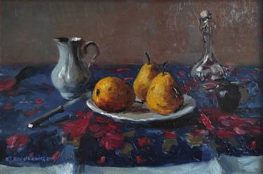 Original Impressionism Food Paintings by Bartosz Korotkiewicz