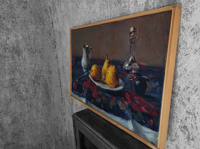 Original Impressionism Food Painting by Bartosz Korotkiewicz