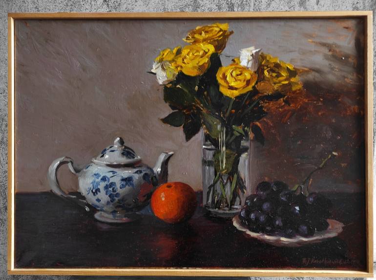 Original Still Life Painting by Bartosz Korotkiewicz