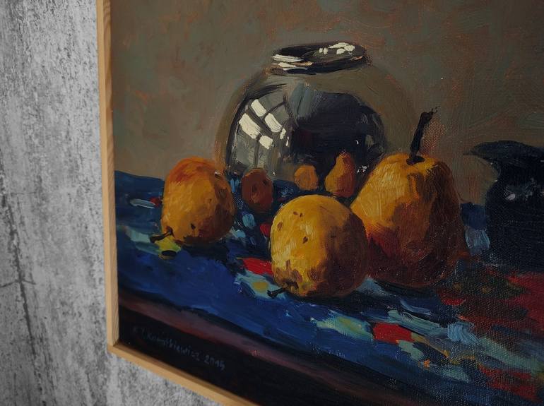 Original Impressionism Still Life Painting by Bartosz Korotkiewicz