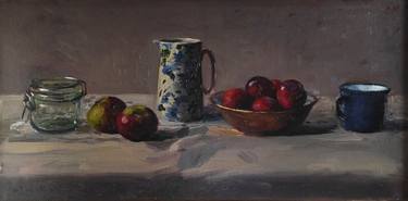 Original Impressionism Still Life Painting by Bartosz Korotkiewicz