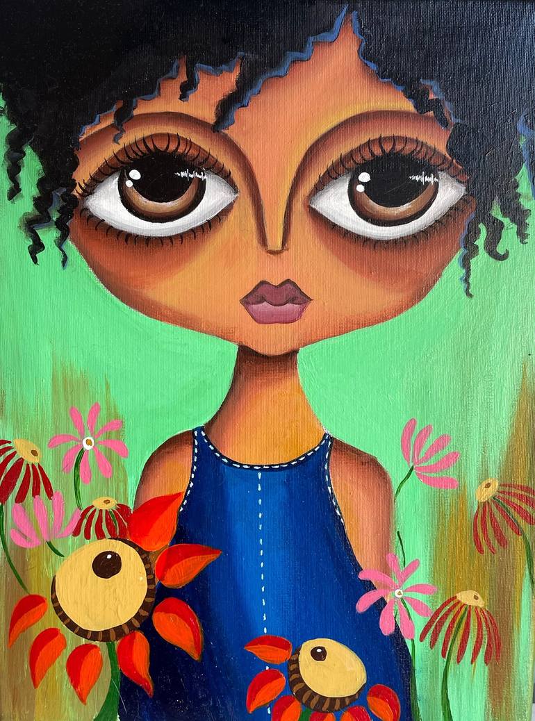 Original Abstract Love Paintings by Némesis Seoane