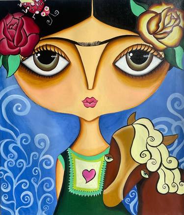 Original Surrealism Women Paintings by Némesis Seoane