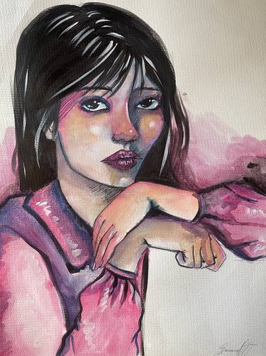 Original Figurative Women Paintings by Némesis Seoane