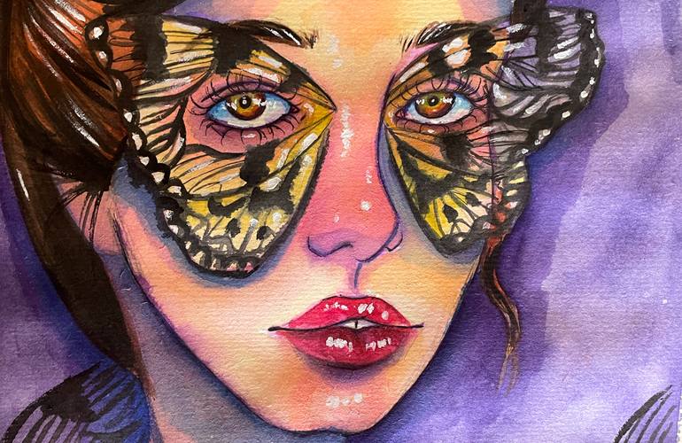Original Pop Art Fantasy Painting by Némesis Seoane