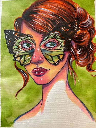 Original Expressionism Women Painting by Némesis Seoane