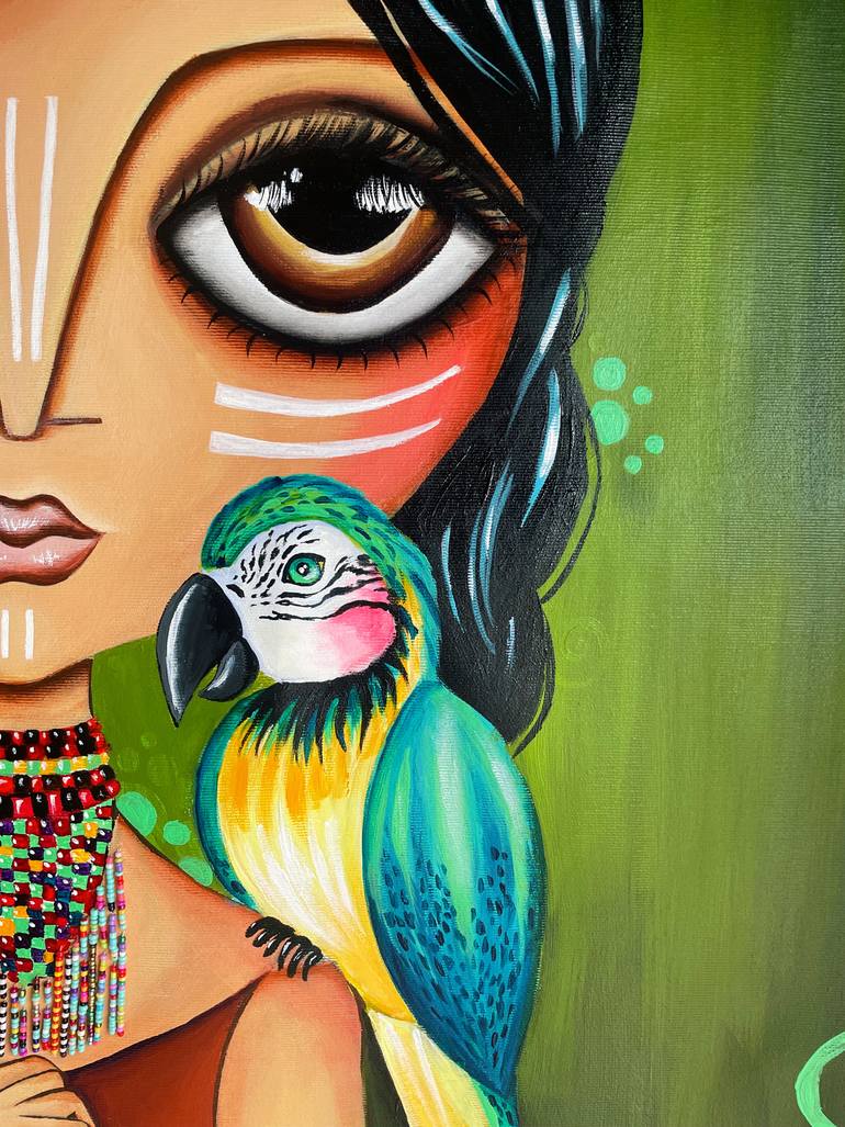 Original Contemporary Women Painting by Némesis Seoane