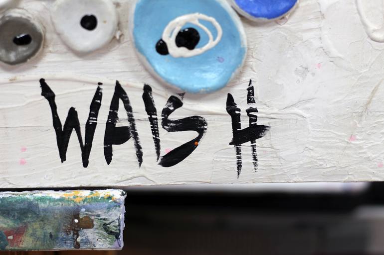 Original Abstract Expressionism Abstract Mixed Media by Marie Walsh