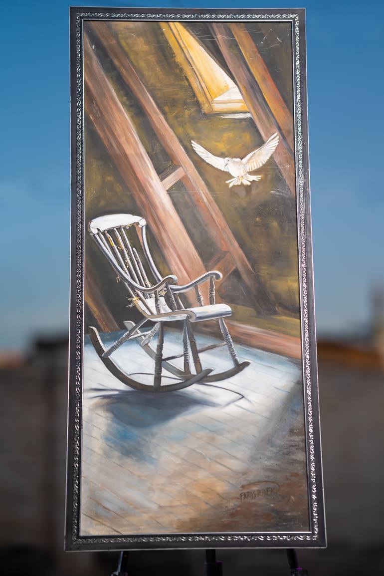 Original Conceptual Still Life Painting by Faras Rafique