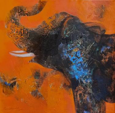 Original Abstract Animal Paintings by Ramesh Terdal
