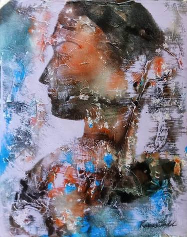 Original Abstract People Paintings by Ramesh Terdal