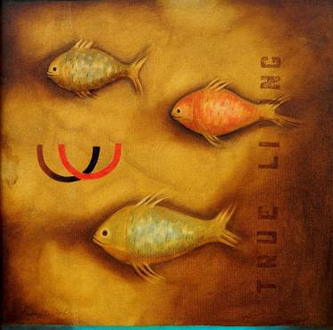Original Conceptual Fish Paintings by Ramesh Terdal