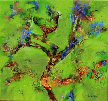 Original Abstract Nature Paintings by Ramesh Terdal