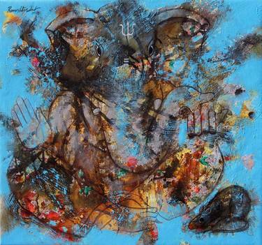 Original Abstract Religion Paintings by Ramesh Terdal