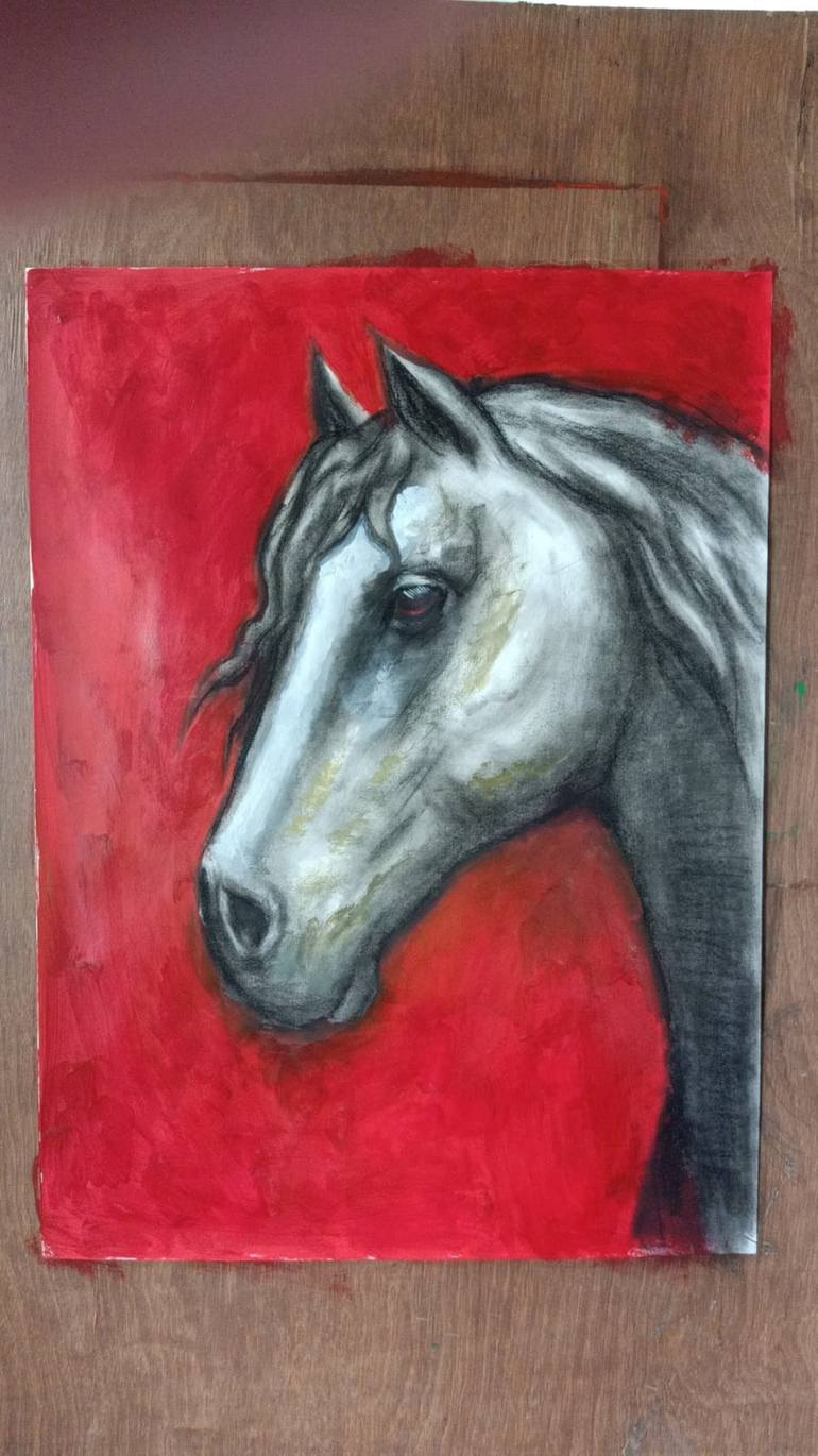Original Contemporary Animal Drawing by Ramesh Terdal