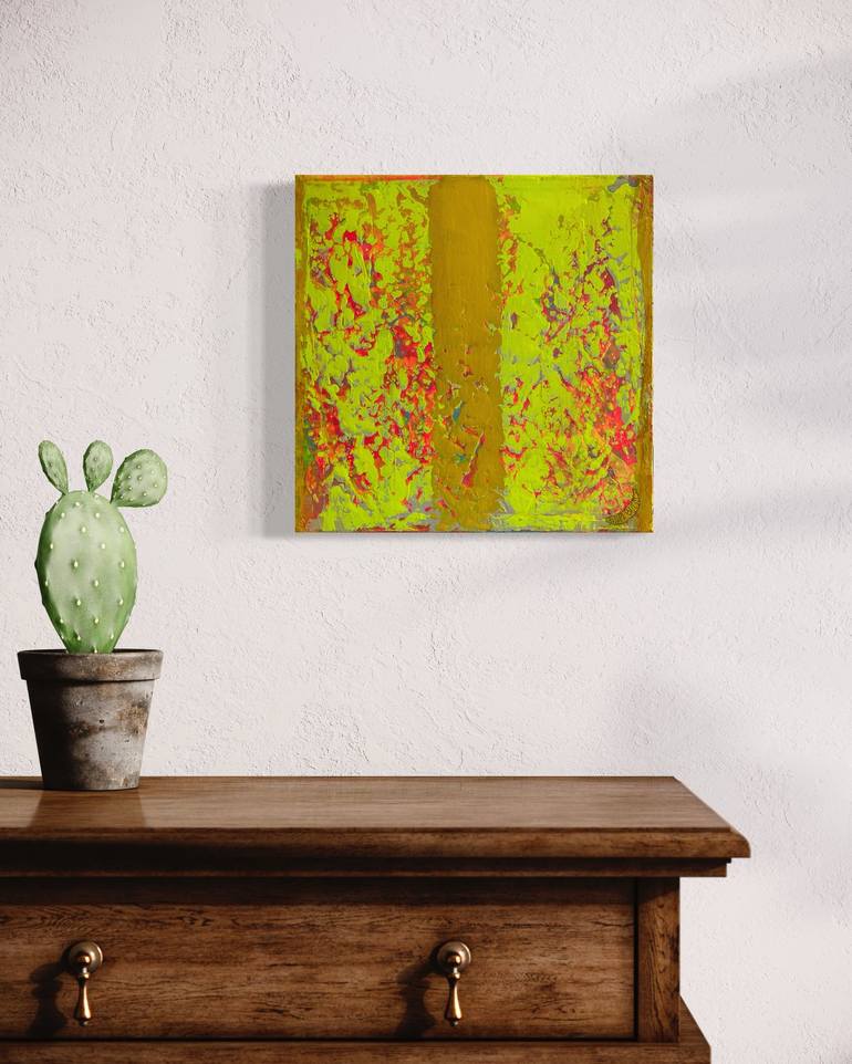 Original Abstract Painting by Russell Burns