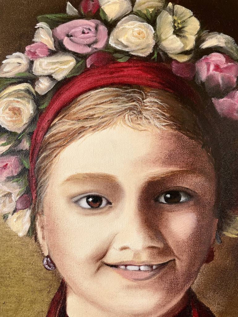 Original Portrait Painting by Anna Zhdanyuk
