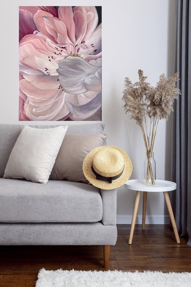 Original Floral Painting by Anna Zhdanyuk