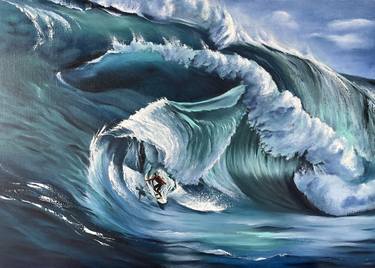 Original Contemporary Sport Paintings by Anna Zhdanyuk