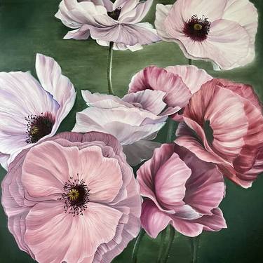 Original Floral Paintings by Anna Zhdanyuk