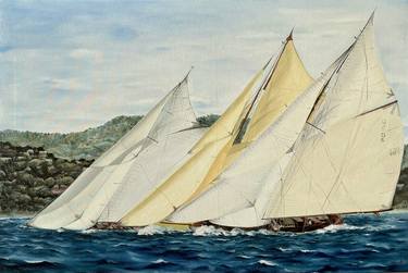 Print of Documentary Yacht Paintings by Anna Zhdanyuk