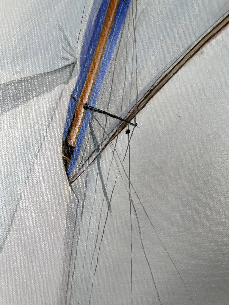 Original Contemporary Yacht Painting by Anna Zhdanyuk