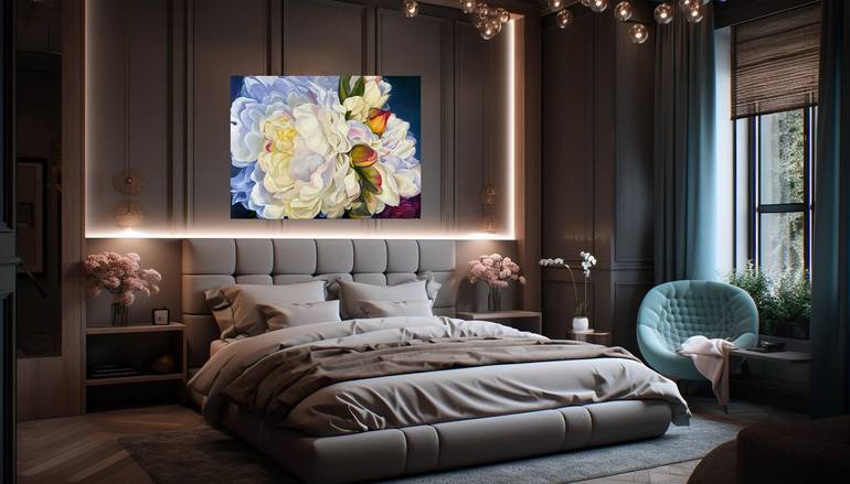 Original Contemporary Floral Painting by Anna Zhdanyuk