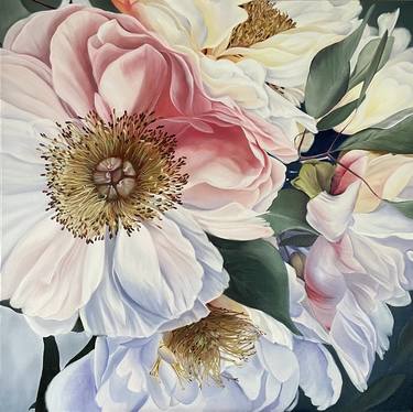 Original Realism Floral Paintings by Anna Zhdanyuk