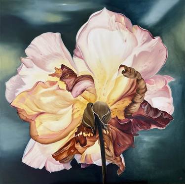 Print of Realism Floral Paintings by Anna Zhdanyuk
