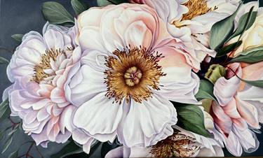 Original Contemporary Floral Paintings by Anna Zhdanyuk